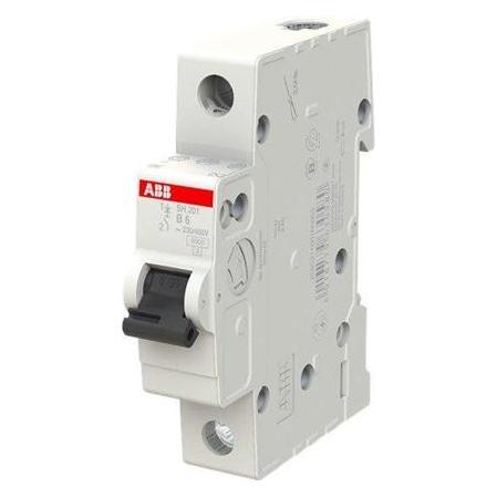 ABB SH201-B 6 MINI-LEITUNGSSCHUTZSCHALTER (2CDS211001R0065 SH201-B6)