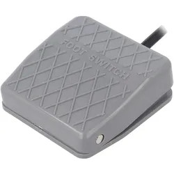 Fußtaster, 83x80mm, 1m Kabel, grau