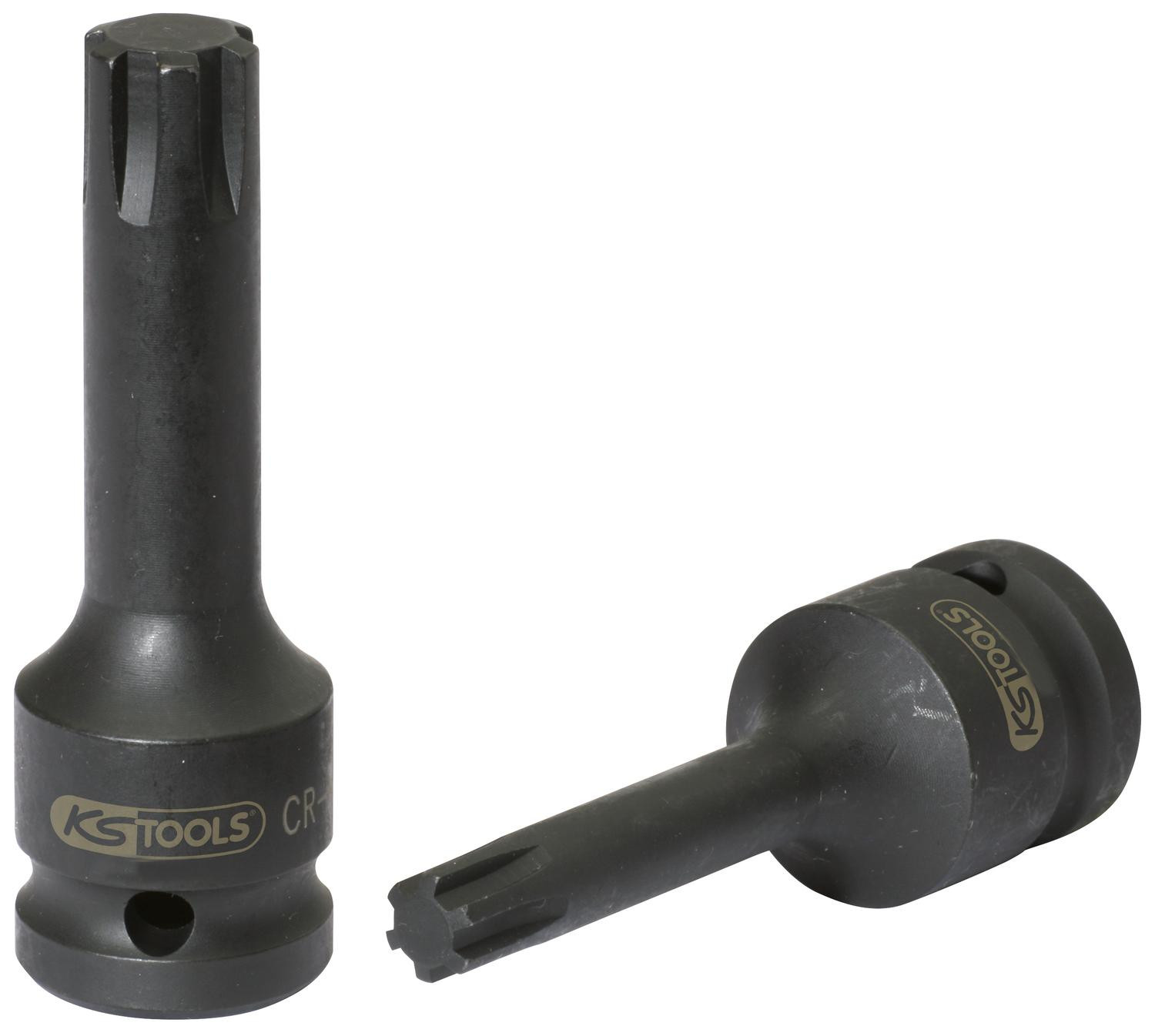 KS Tools 1/2" krachtbit-doppelsleutel voor RIBE-schroeven, M12 (911.0941)