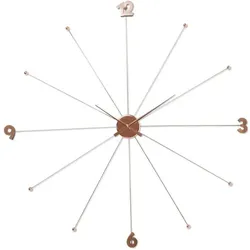 KARE DESIGN Quarzwanduhr Like Umbrella Ø 100 cm Alu, Eisen, Stahl & Metall Gold