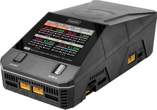 Toolkit RC Q6AC Modellbau-Ladegerät 15A LiPo, LiFePO, LiIon, LiHV, NiCd, NiMH, Blei