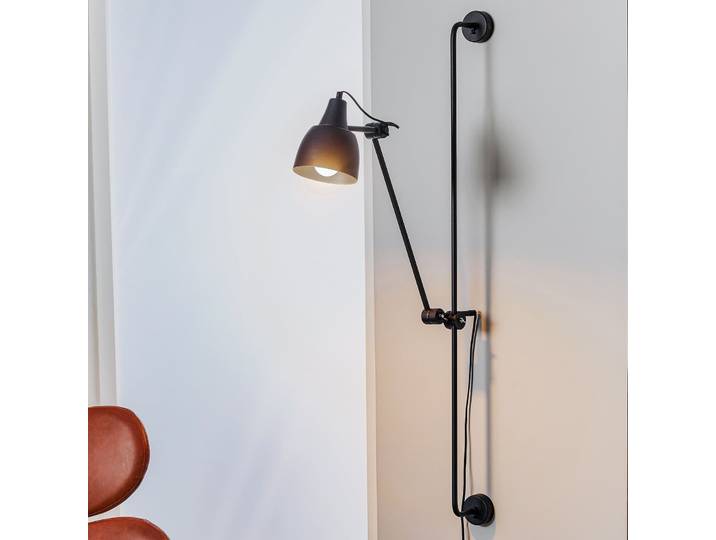 997 Wandlampe schwarz 1-flg. Stecker - ALDEX - Wohnzimmer - Modern - Metall - Einflammig