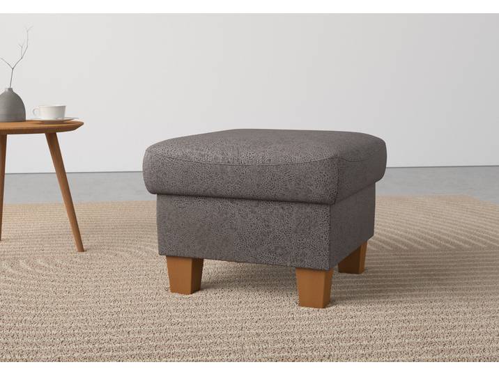 Stauraumhocker GOODPRODUCT Caldera , grau (anthrazit), B:58cm H:48cm T:58cm, 100% Polyester, Hocker, Stauraumhocker, Stauraum, auch in Easy Care-Bezug für einfaches Reinigen mit Wasser
