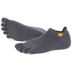 Vibram, Herren, Sportsocken, Athletic No-Show (34 - 37), Grau