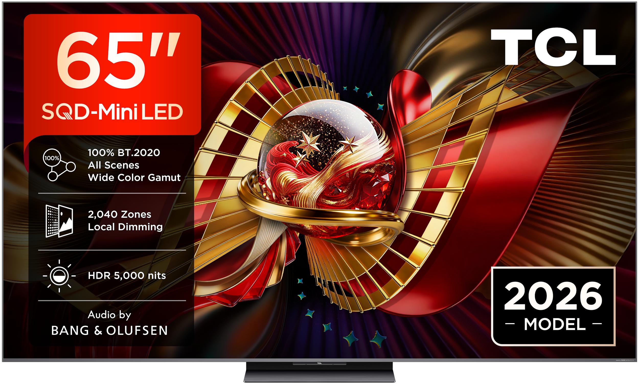 TCL 65C89L, 165,1 cm (65"), 3840 x 2160 Pixel, 4K Ultra HD, SQD-Mini LED, Smart-TV, Schwarz
