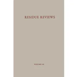 Residue Reviews, Fachbücher
