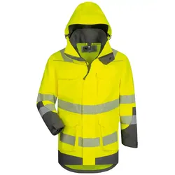 Warnschutz Regenparka - XS - gelb/grau