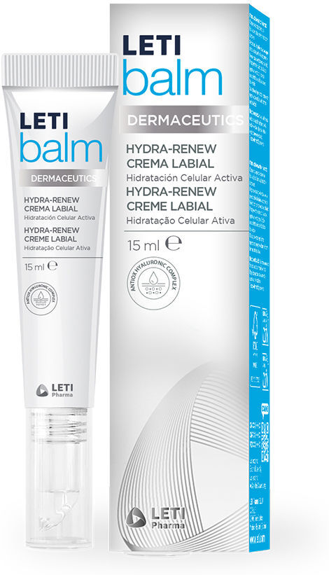 Leti Pharma Letibalm Dermaceutics HYDRA-RENEW crema labial 15 ml