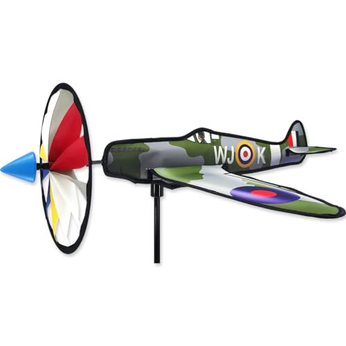 Premier Kite Spitfire weervlag vliegtuig, meerkleurig, B/D/H: 50 x 50 x 89 cm