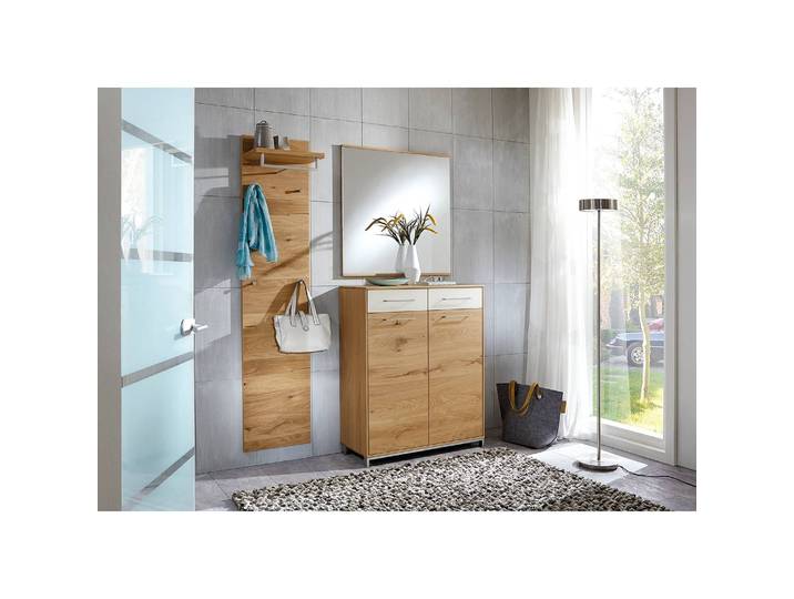 Spiegel Vedo I 82cm Braun Rahmen: Eiche massiv, lackiert Trägermaterial: Spanplatte 82cm