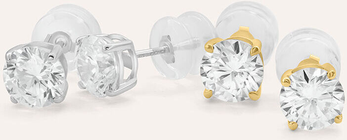 Stroili Orecchini Lobo Punto Luce Claire Oro Giallo Cubic Zirconia Collezione: Claire Oro Giallo