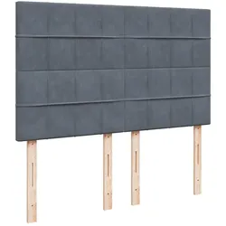vidaXL, Boxspringbett, Erdmute (Block mit Quadraten) (160 x 200 cm)