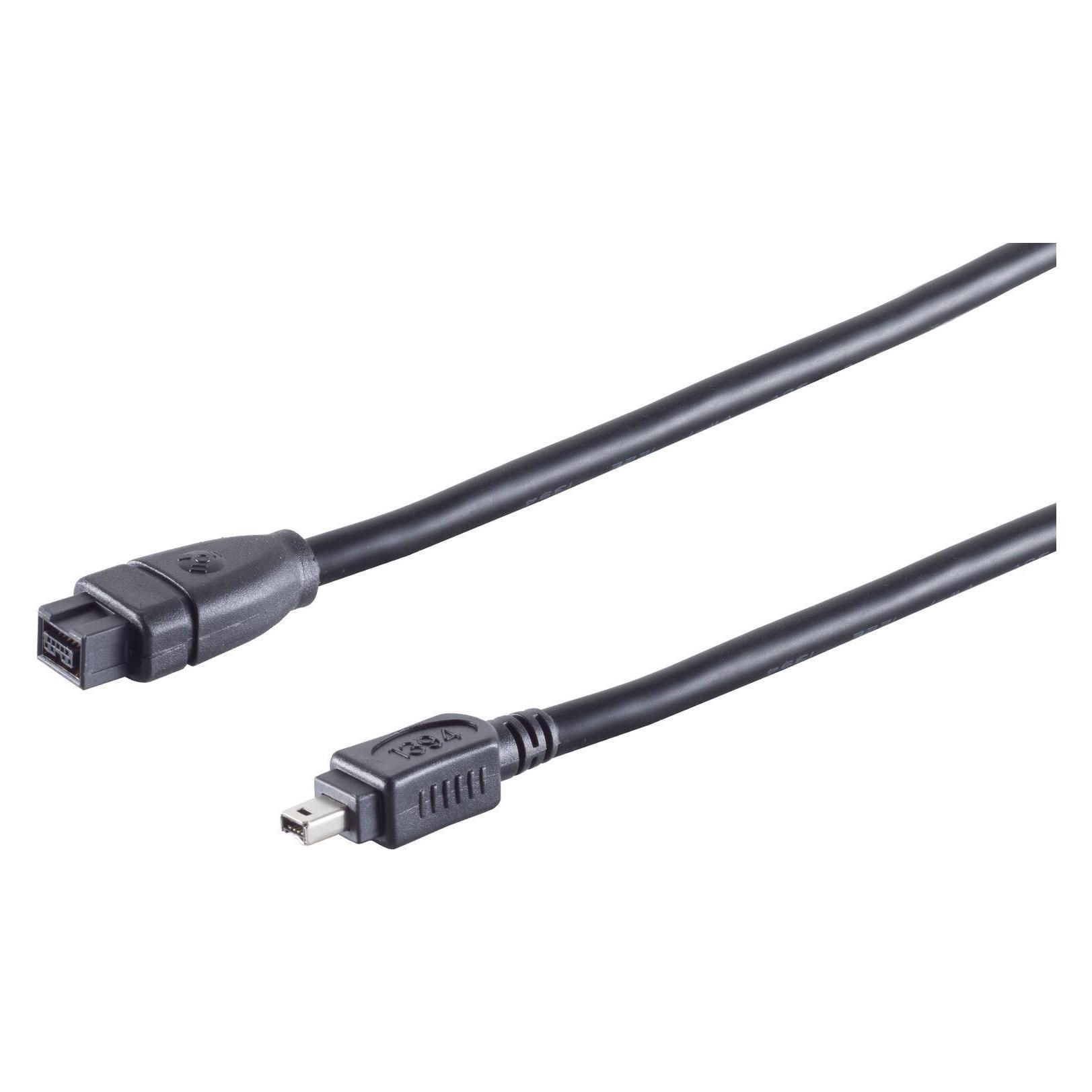 Shiverpeaks S CONN maximum connectivity FireWire-Anschlusskabel, IEEE 1394B Kabel, 9-pol Stecker auf 1394A 4-pol (1.80 m, FireWire) (77312)