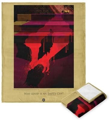 Northwest Warner Brothers Game Of Thrones Empty Cup Silk Touch Throw Blanket