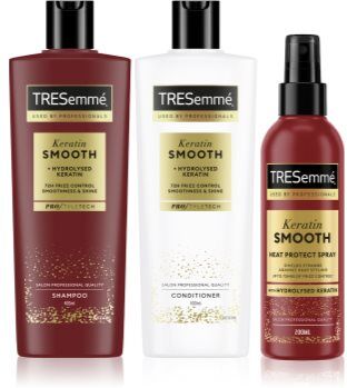 TRESemmé Keratin Smooth condicionador para cabelos crespos e inflexíveis 400 ml. Keratin Smooth