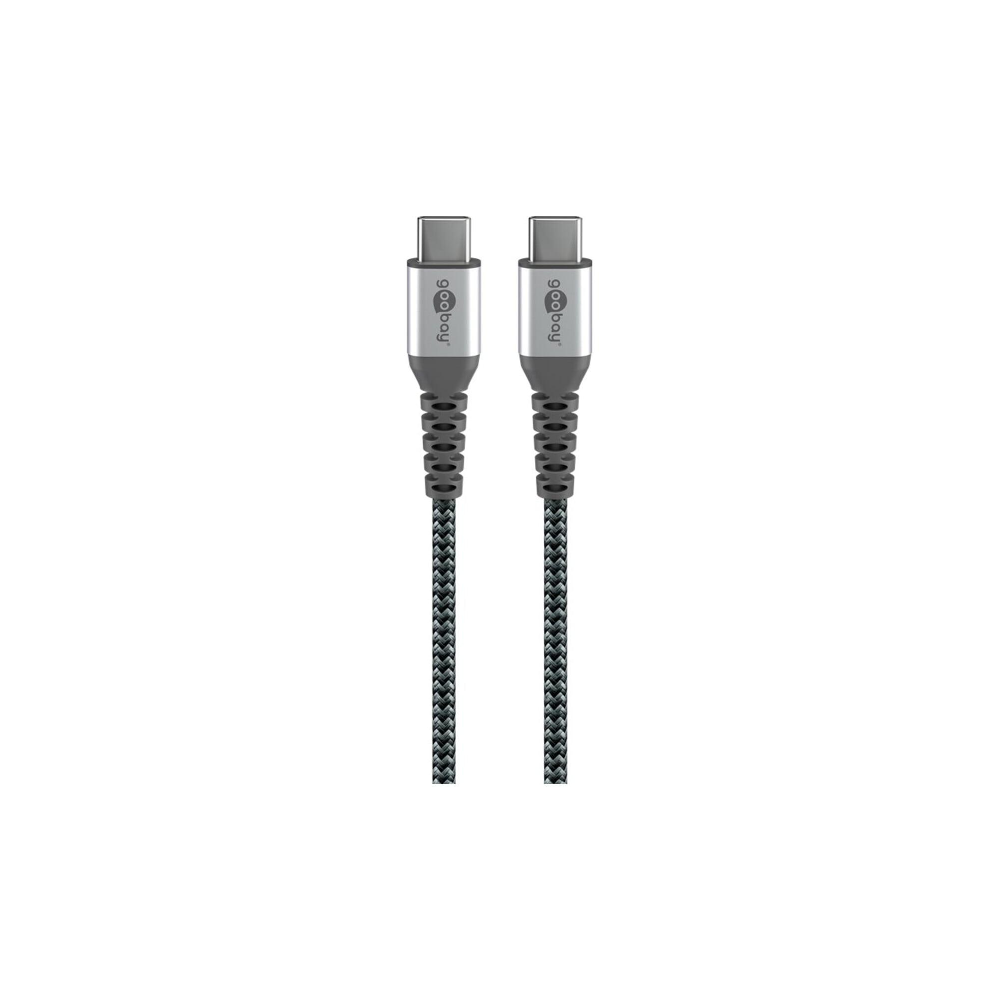 goobay USB-C Textilkabel 1m extra-robust 49302)