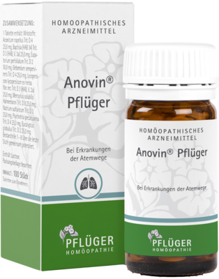 Homöopathisches Laboratorium Alexander Pflüger GmbH & Co. KG ANOVIN Pflüger Tabletten 100 St 01179610