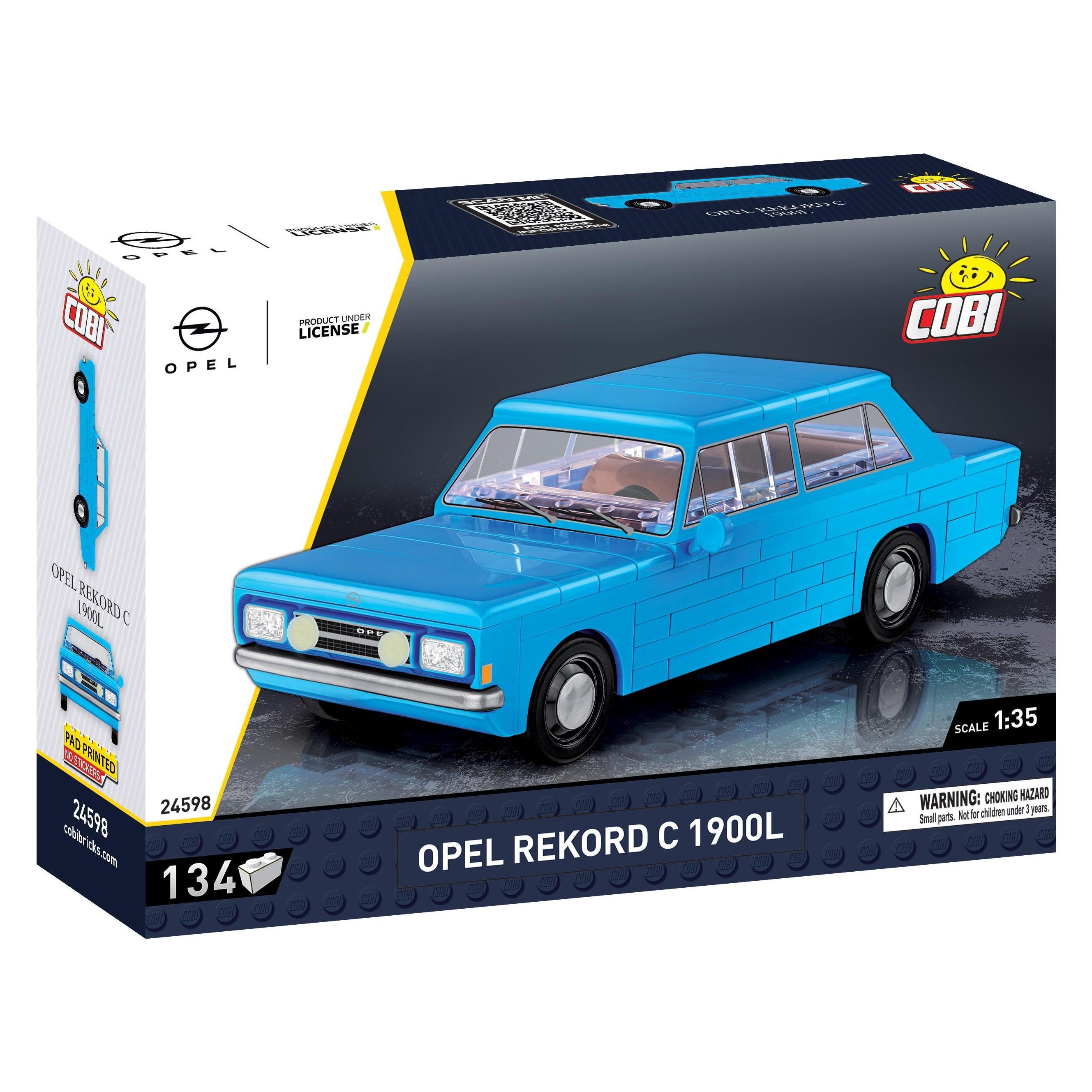 Cobi Youngtimer 24598 - Opel Rekord C 1900 L, Bausatz, 1:35, 134 Bauteile (COBI-24598)