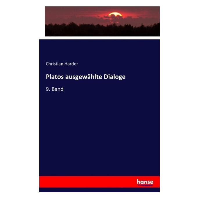 Hansebooks Platos ausgewählte Dialoge (Deutsch, Christian Harder, 2017) (55917181)