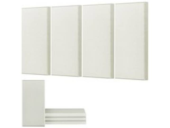 VEVOR Akustikpaneele, 4 Stück, 600x300x50 mm, Wandpaneele, schallabsorbierende Platten, selbstklebende, schalldichte Wandplatten, für Studios, Büros, Heimkinos, Konferenzräume, Beige