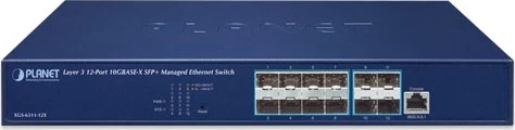 Planet Technology 12-Port SFP+ Managed Switch XGS-6311-12X