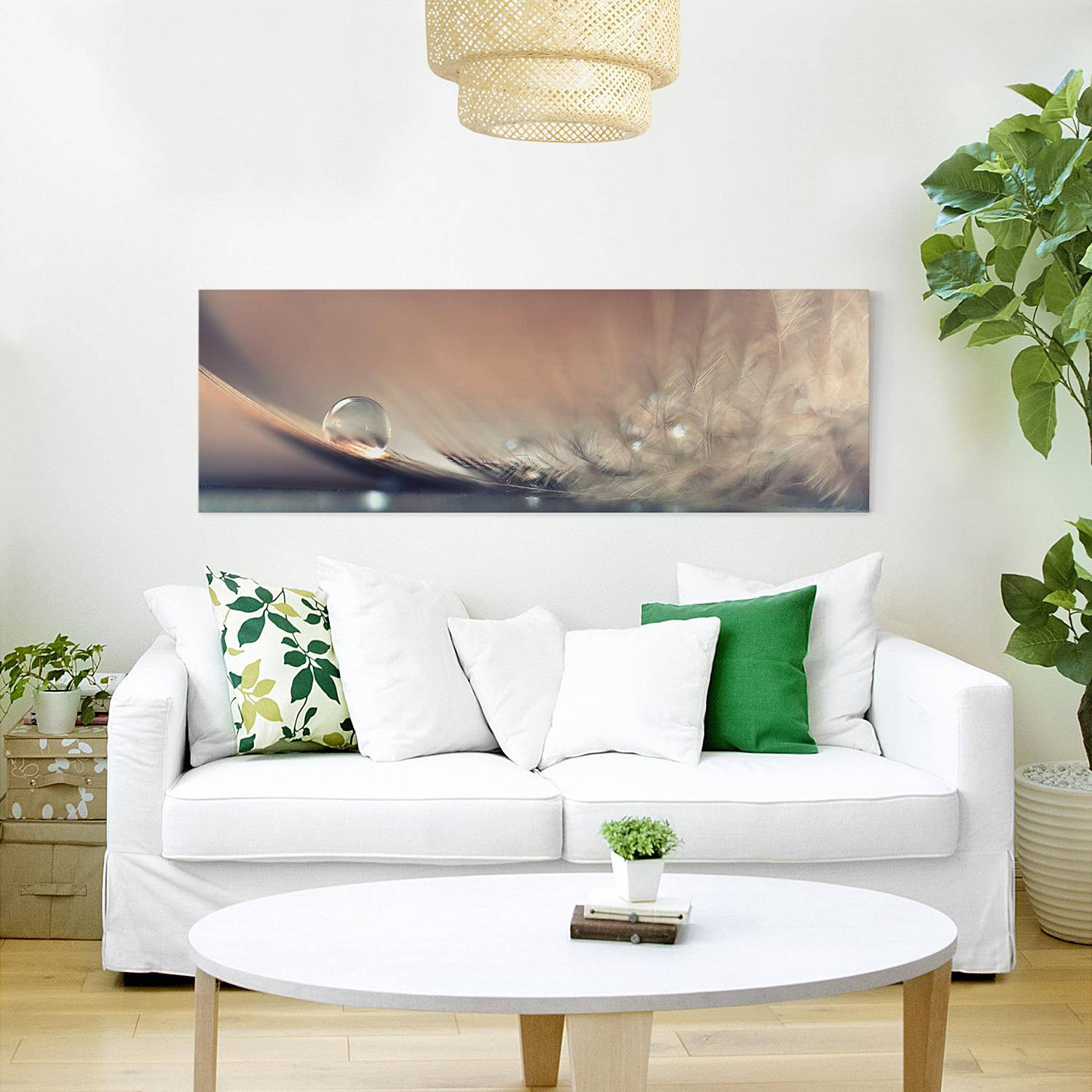 home24 Story of a Waterdrop II decoratief kunststof beeldje beige