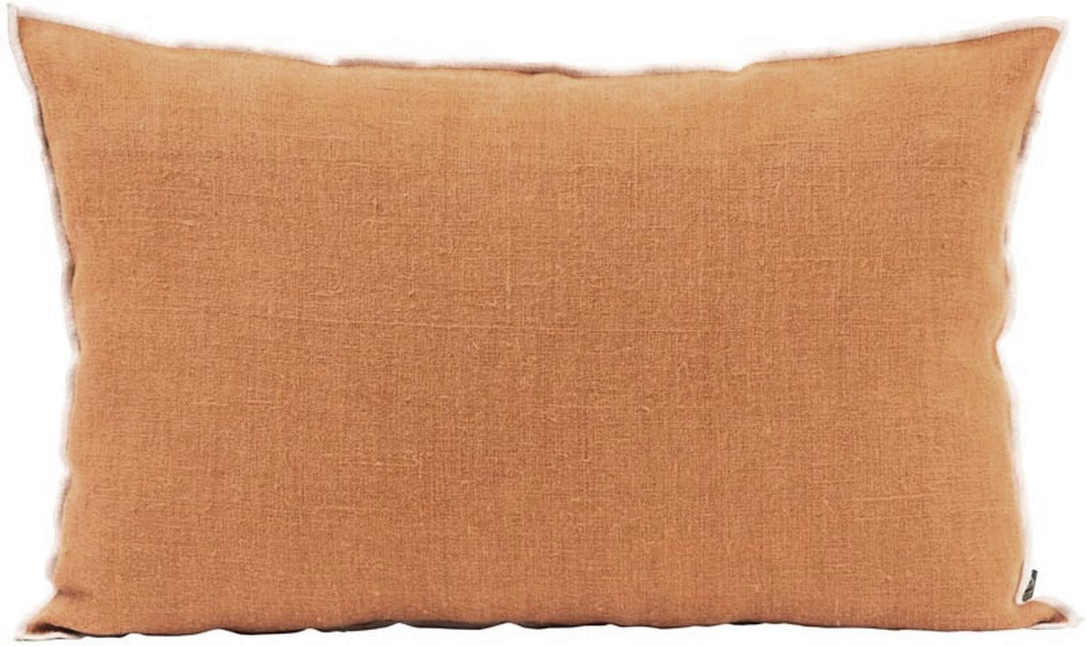 Haomy Chennai linnen kussen tabac 40x60 cm
