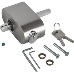 GRIFFWERK Fensterschloss 4-fach Rastung verschließbar 7x32mm - Edelstahl matt
