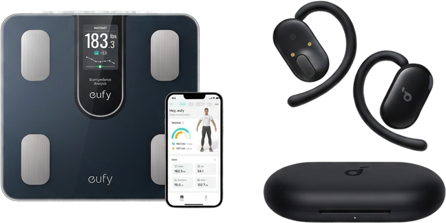 eufy Smart Scale C20 with soundcore V20i