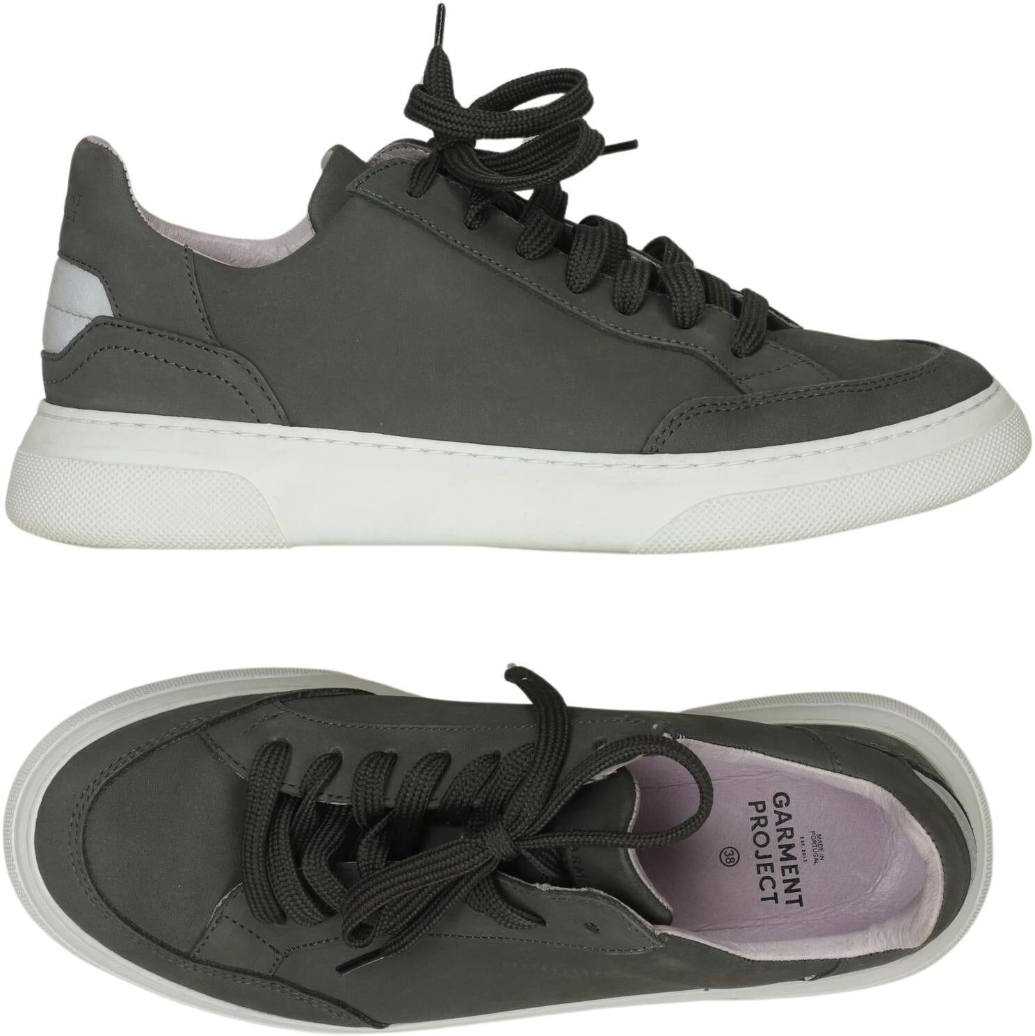 Pro-Ject Garment Project Damen Halbschuh, Grau, Gr. EU 38, Leder - Second Hand