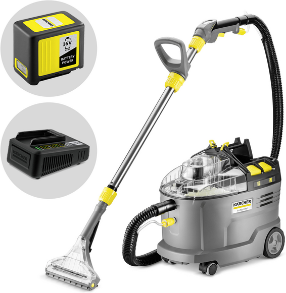 Karcher Kärcher Pro Puzzi 9/1 Bp Pack Adv - Akku-Reinigungsgerät für Textilien - 36 V