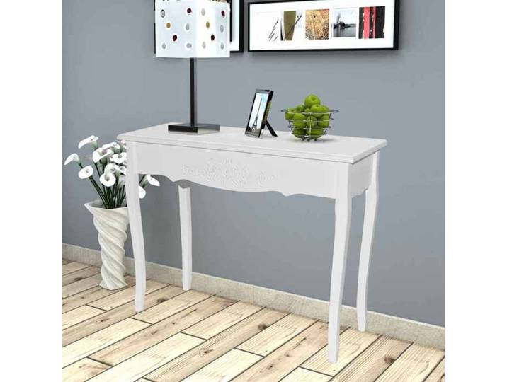 URBRAN®Table de console et coiffeuse Blanc - Table_7092