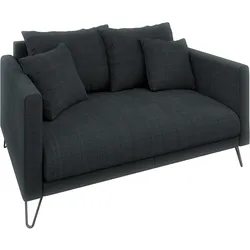 2-SITZER-SOFA Harmony Graphit Chenille