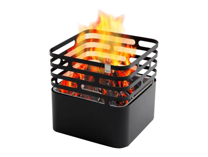 Feuerkorb & Grill Cube, Höfats, schwarz, Metall
