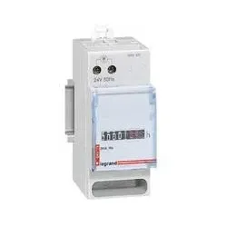 Legrand 004691 Betriebsstundenzähler Rex 2000 HC2, 2-modulig, 24 V/50 Hz, Schutzart IP 20