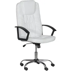 Carmen 6681 Chefsessel mit Kunstleder – Weiß
