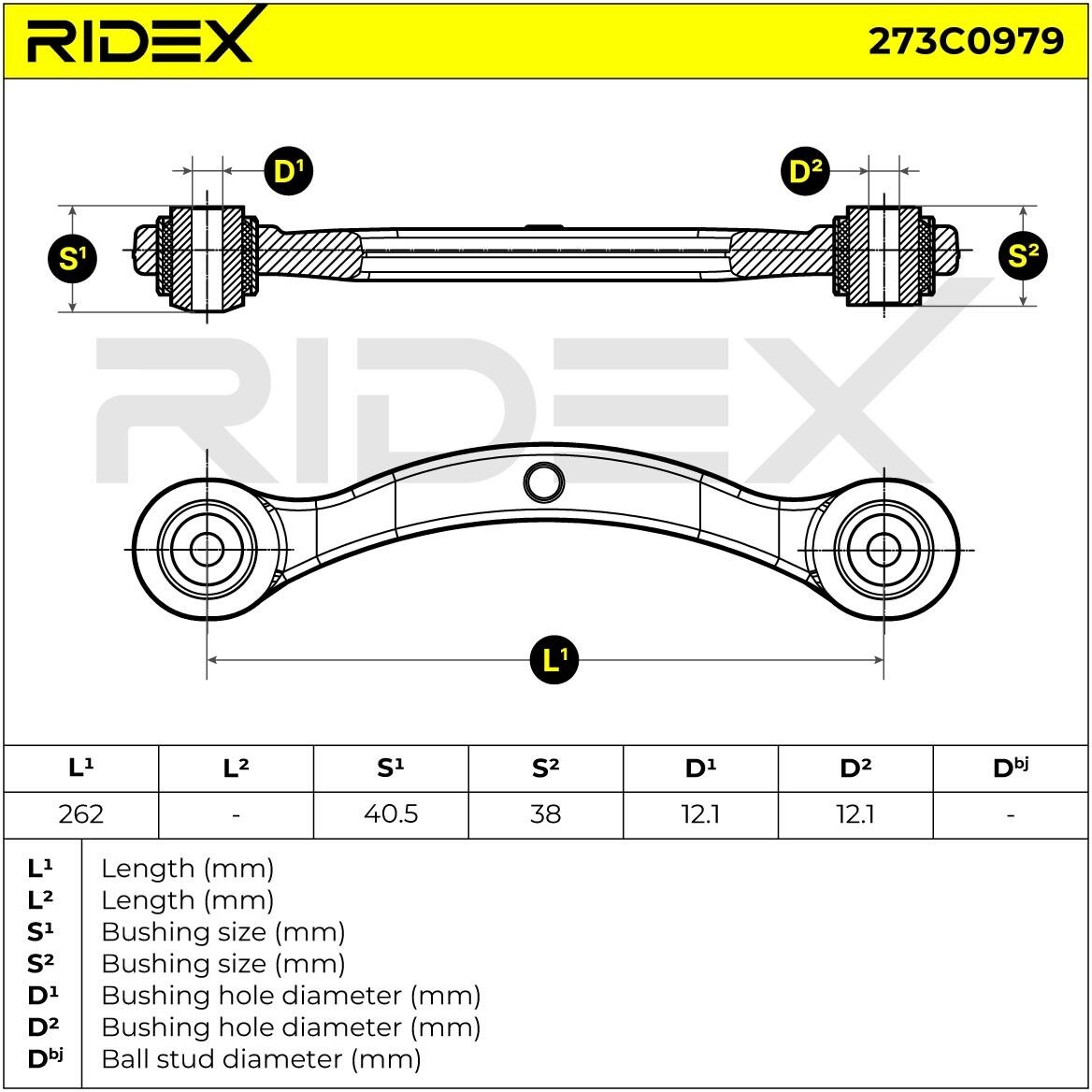 RIDEX 273C0979 Querlenker