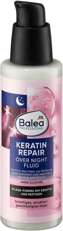 Balea - Over Night Fluid Keratin Repair, 100  ml