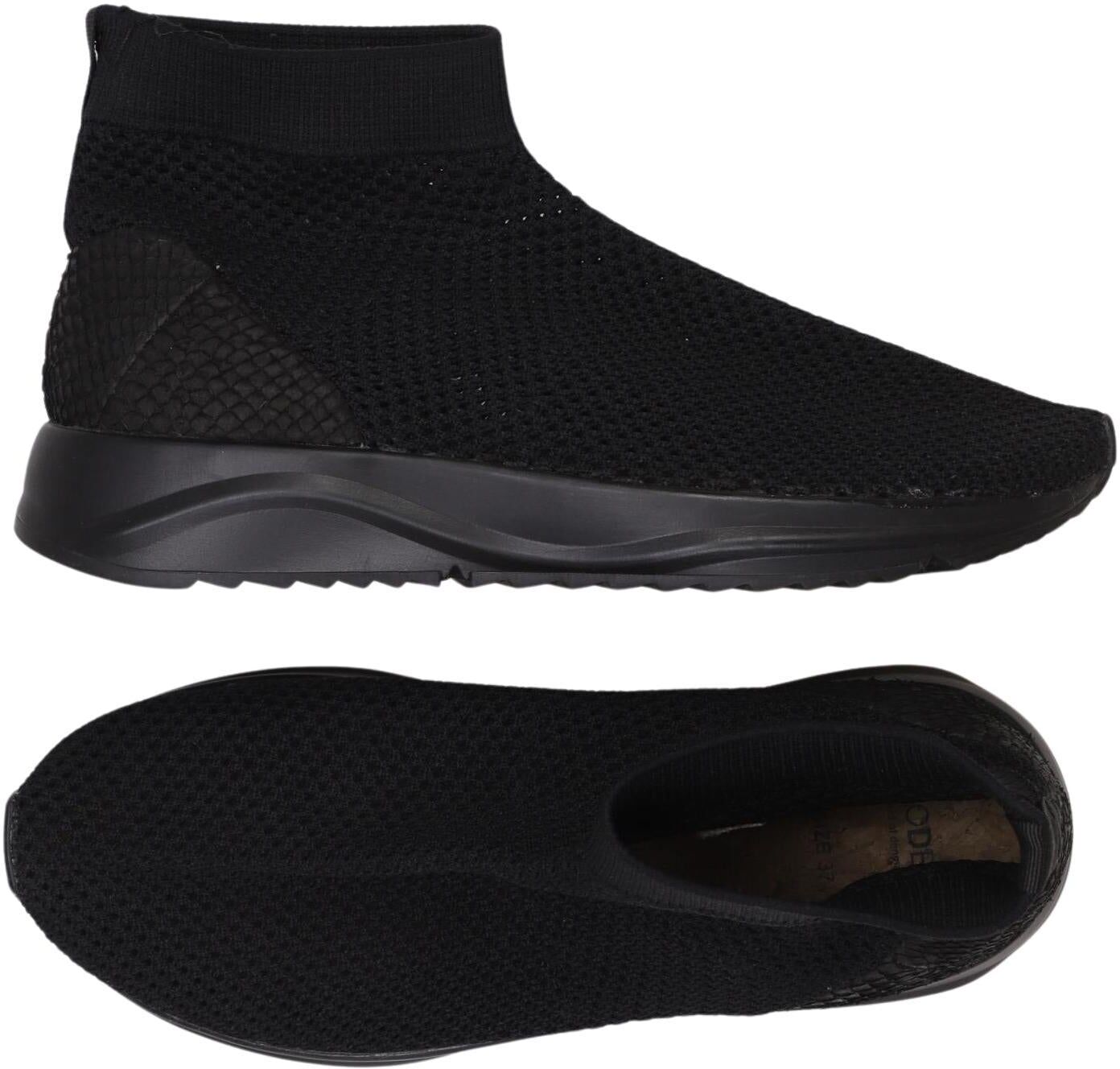 Woden Damen Sneaker, Schwarz, Gr. EU 37, kein / Etikett - Second Hand