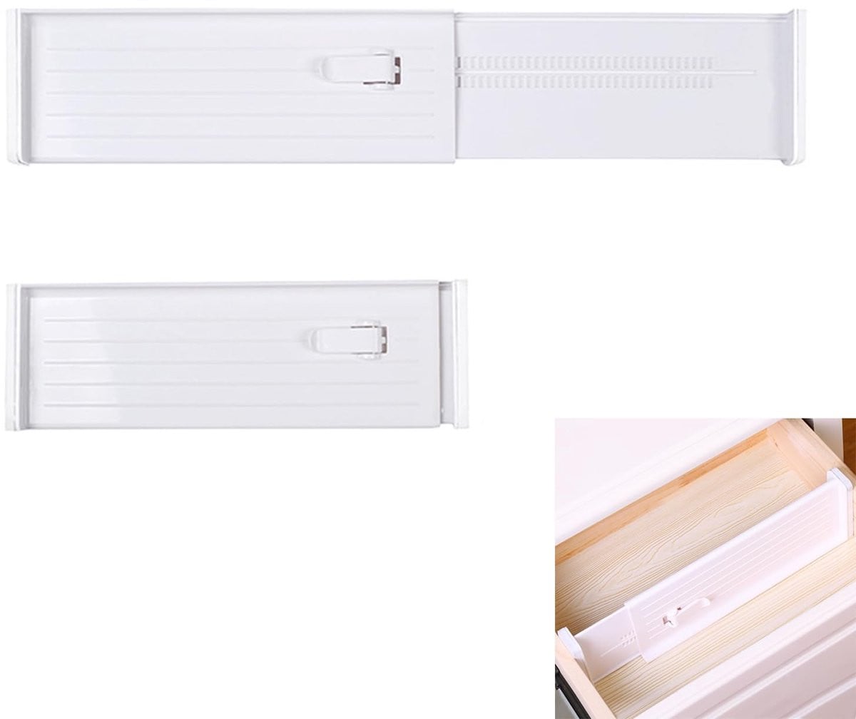 Solidchoice Dailygoody Verstelbare Ladeverdelers - Wit - Organizer voor Keuken, Badkamer en Slaapkamer