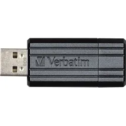 Verbatim USB-Stick Pinstripe USB 2.0 8GB schwarz Packung mit 10 Stück