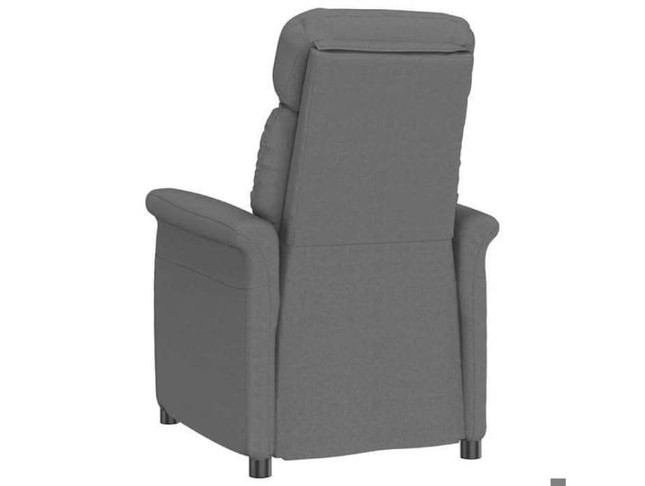 Chaise simple - Gris - Fauteuil relax - 1 PC - Dark Grey Gris foncé 70.5x96.5x95 cm tissu F8415