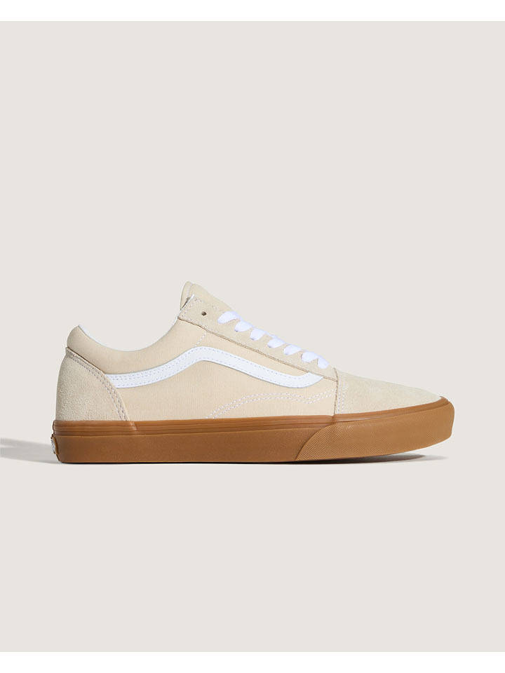 Vans Leder-Sneakers "Old Skool" in Beige - 36