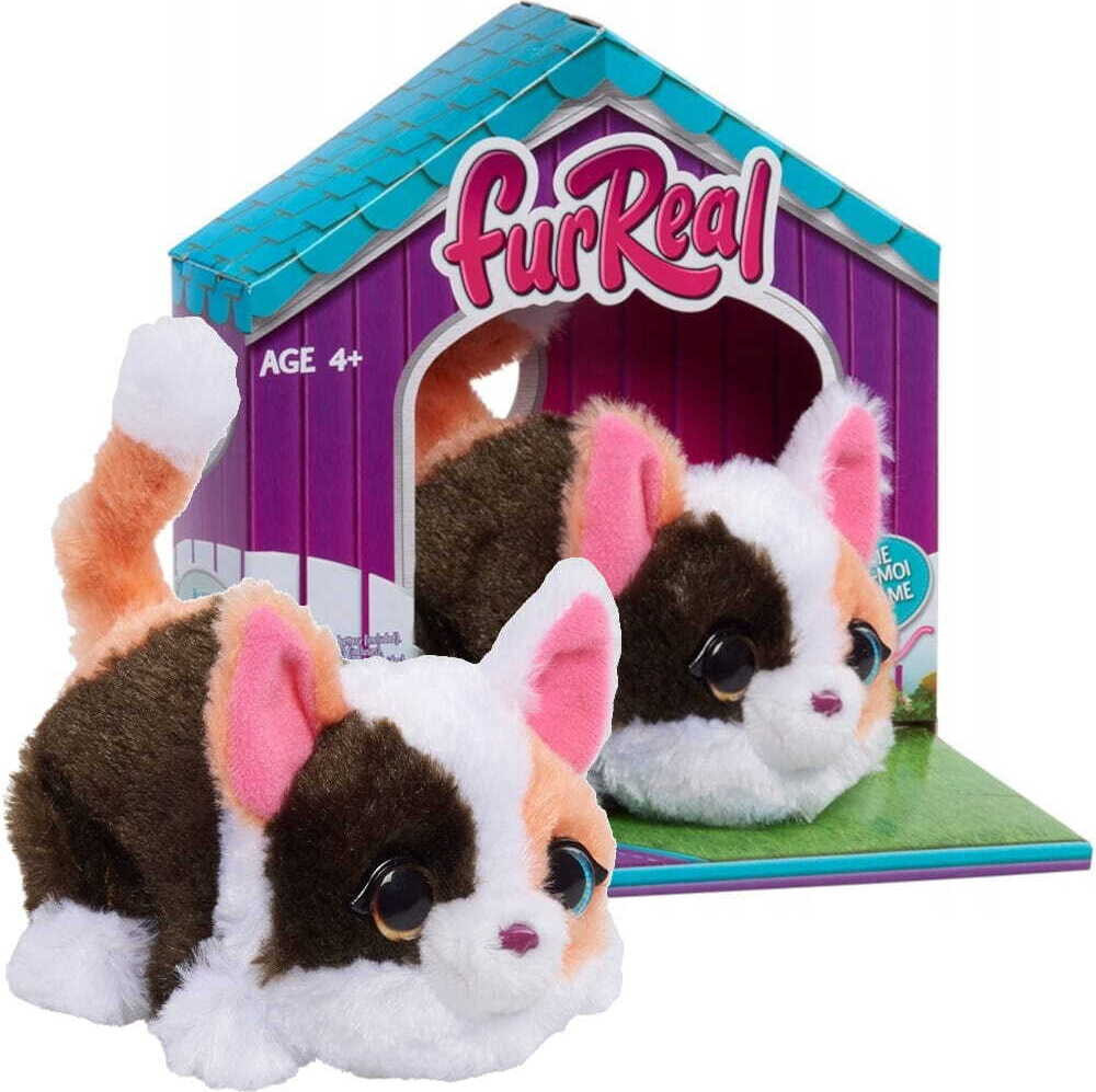Hasbro FurReal My Minis interactieve kattenknuffel met bewegende staart