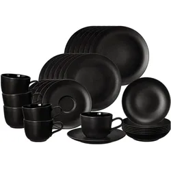 Seltmann, Geschirrset, Liberty Velvet Black Kombiservice