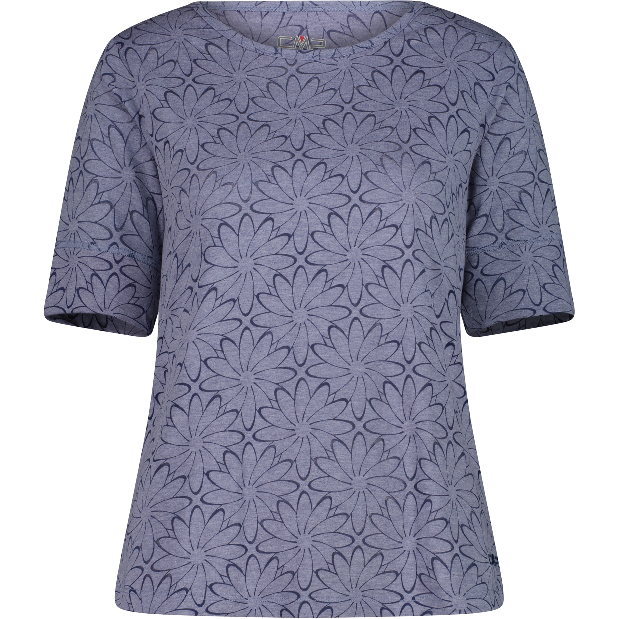 CMP Damen T-Shirts blau Größe XXL Lifestyle Hautfreundlich