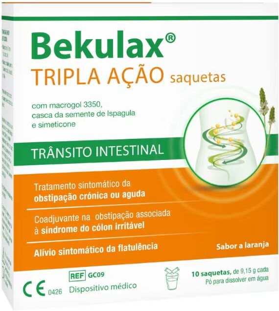Faes Farma Bekulax Tripla Ação 10 saquetas