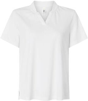 CORE365 CE108W Women's Nova Performance Pique Polo Shirt in White size 4XL   Recycled Polyester