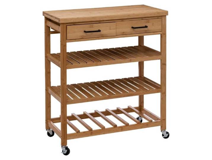 Desserte grand modèle 2 tiroirs  Linha  bambou