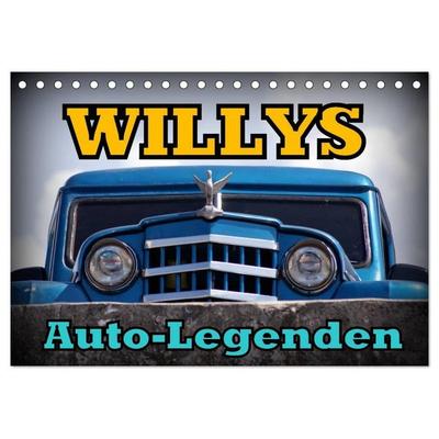 Auto-Legenden: WILLYS (Tischkalender 2027 DIN A5 quer), CALVENDO Monatskalender